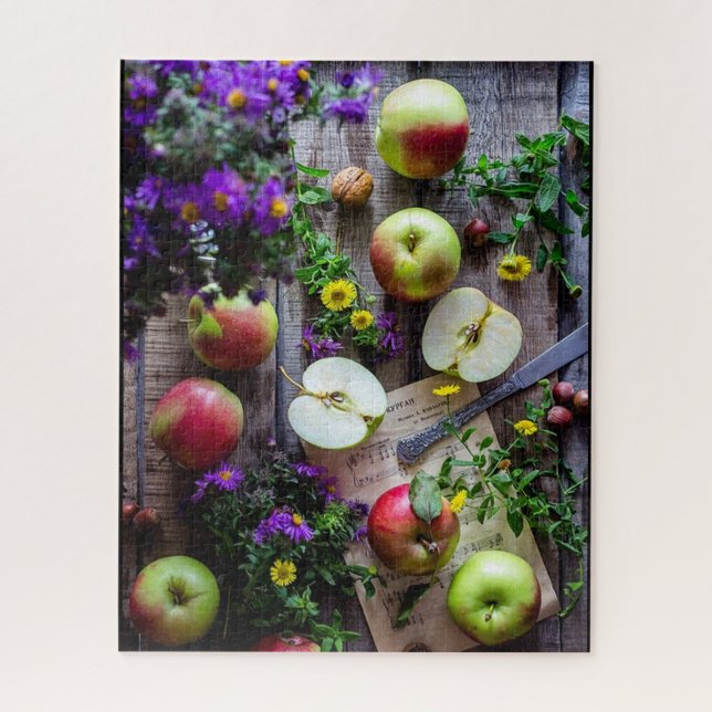 Apple Garden Photo Puzzle (Vertical)