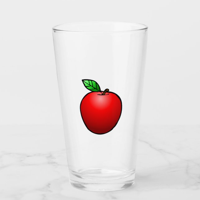 Apple Glass Tumblers (Front)