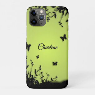 Apple Glow Butterfly Garden Personalised Case-Mate iPhone Case