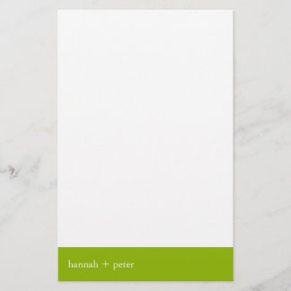 Apple Green Banner :: Stationery