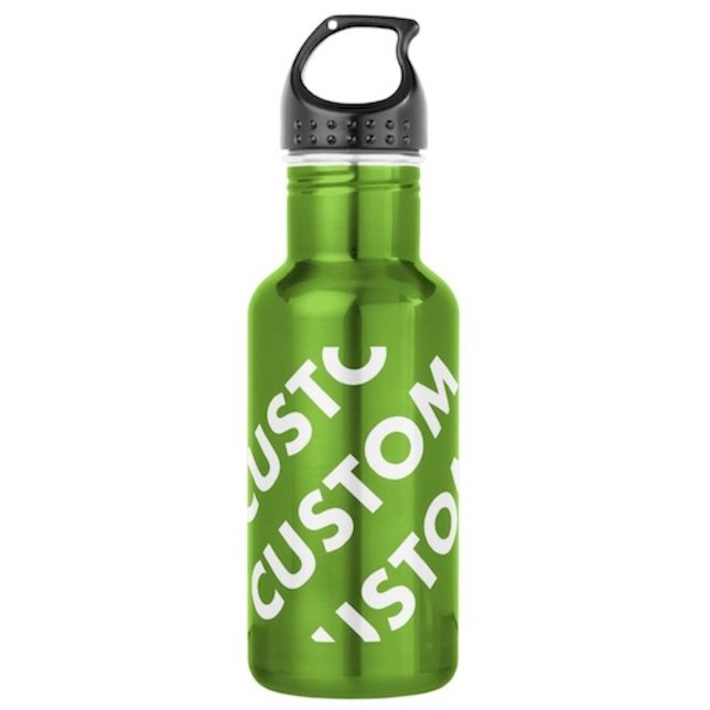 APPLE GREEN Custom Stainless Steel Water Bottle (APPLE GREEN Custom Stainless Steel Water Bottle 18oz.)
