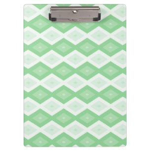 Apple green diamond pattern clipboard