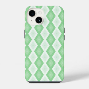Apple green diamond pattern iPhone 14 case