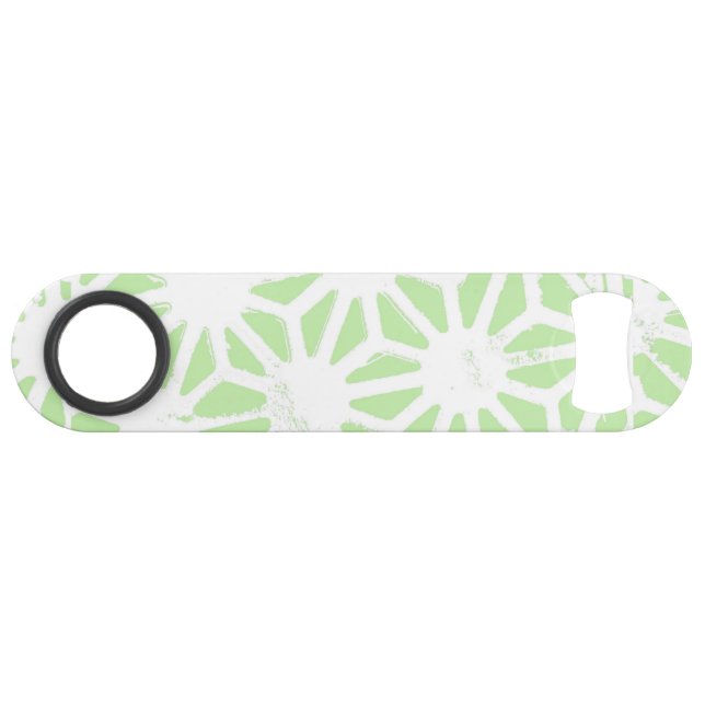 Apple green geometric pattern (Front (Horizontal))