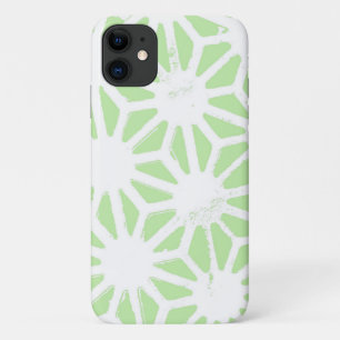 Apple green geometric pattern Case-Mate iPhone case