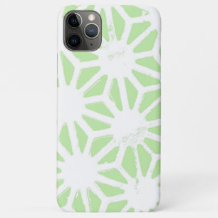 Apple green geometric pattern Case-Mate iPhone case