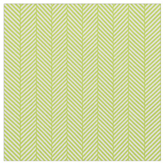Apple Green Herringbone Fabric