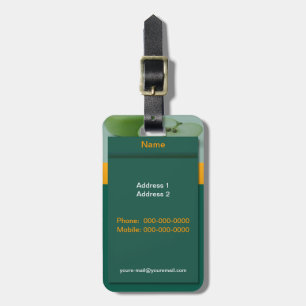 Apple Green Luggage Tag