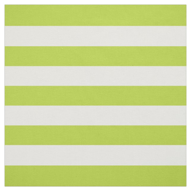 Apple Green Preppy Stripes Fabric (Swatch)