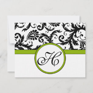 Apple Green Response Card- Text on Matte Side