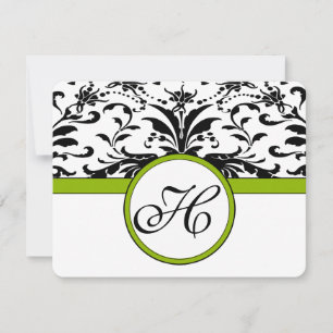 Apple Green Response Card- Text on Matte Side