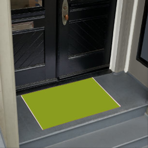 Apple green (solid color)  doormat