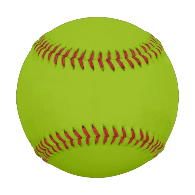 Apple green (solid colour)  baseball (Front)