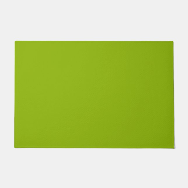 Apple green (solid colour)  doormat (Front)