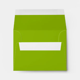 Apple green (solid colour) envelope