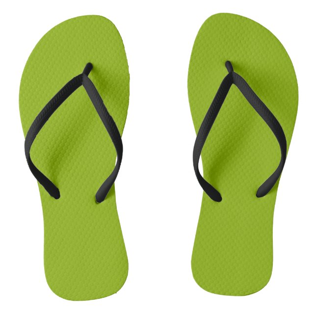 Apple green (solid colour)  jandals (Footbed)