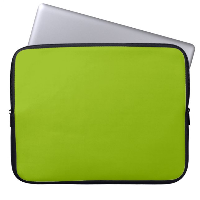Apple green (solid colour)  laptop sleeve (Front)