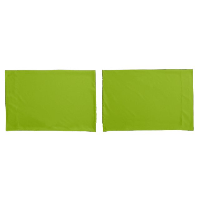 Apple green (solid colour)  pillowcase (Front-Set)