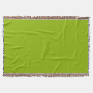 Apple green (solid colour)  throw blanket