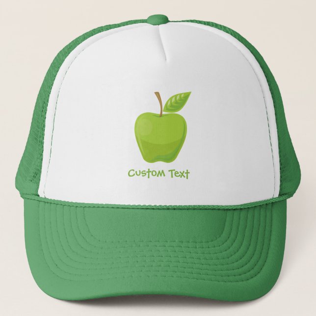 Apple Green Trucker Hat (Front)