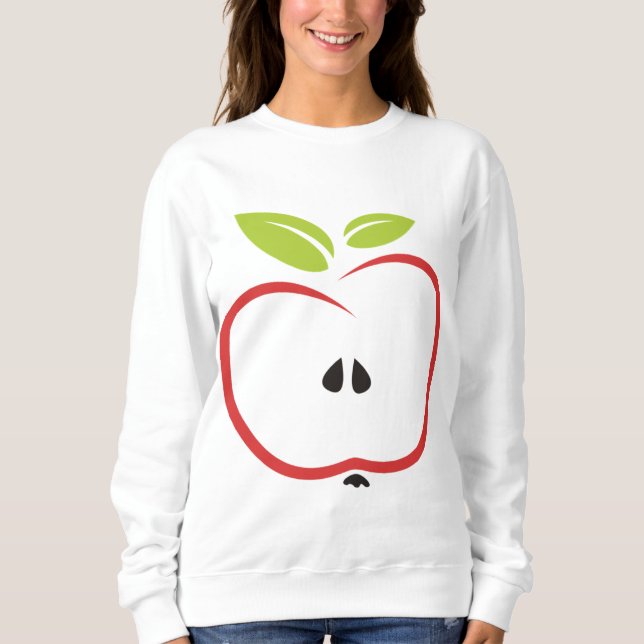 Apple Healthy Red Fruit Sweatshirt (Front)