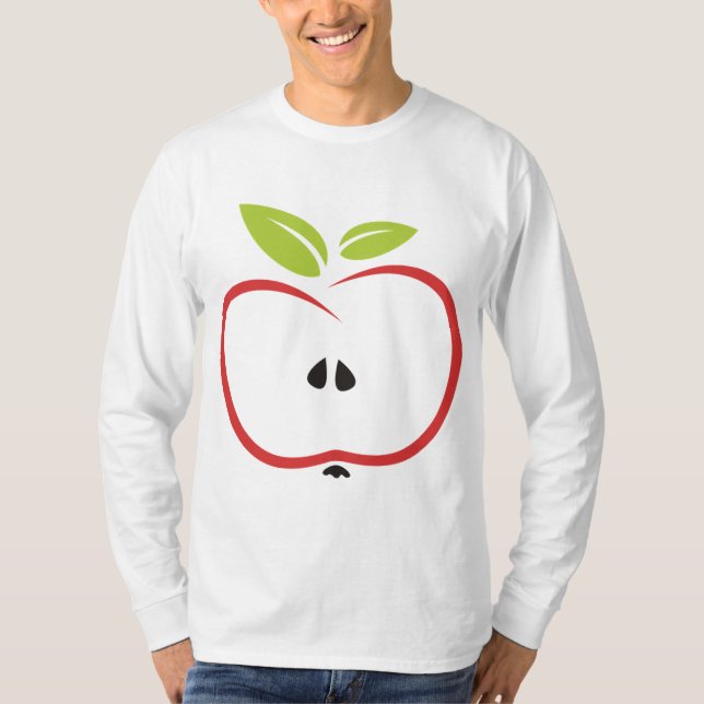 Apple Healthy Red Fruit T-Shirt (Front)