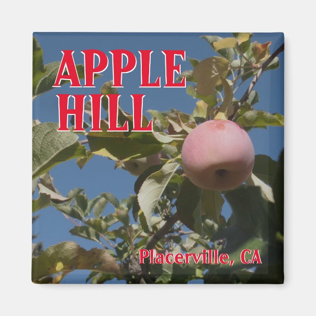 Apple Hill Placerville Travel Magnet (Front)