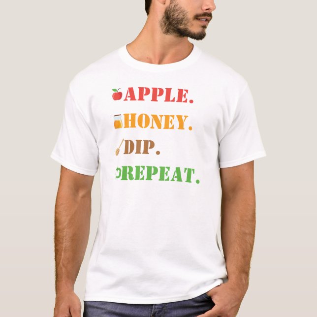 Apple Honey Dip Repeat T-Shirt (Front)