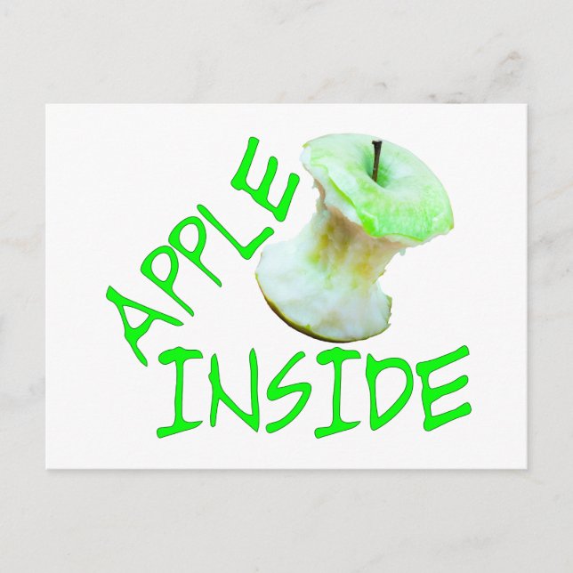 Apple Inside Postcard (Front)