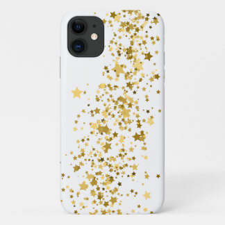 Apple iPhone 11 Case-Gold Stars Case-Mate iPhone Case