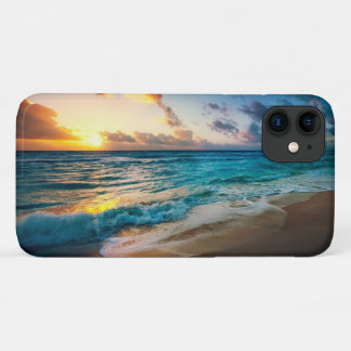 Apple iPhone 11 Case-Ocean Beach Sunset Case-Mate iPhone Case