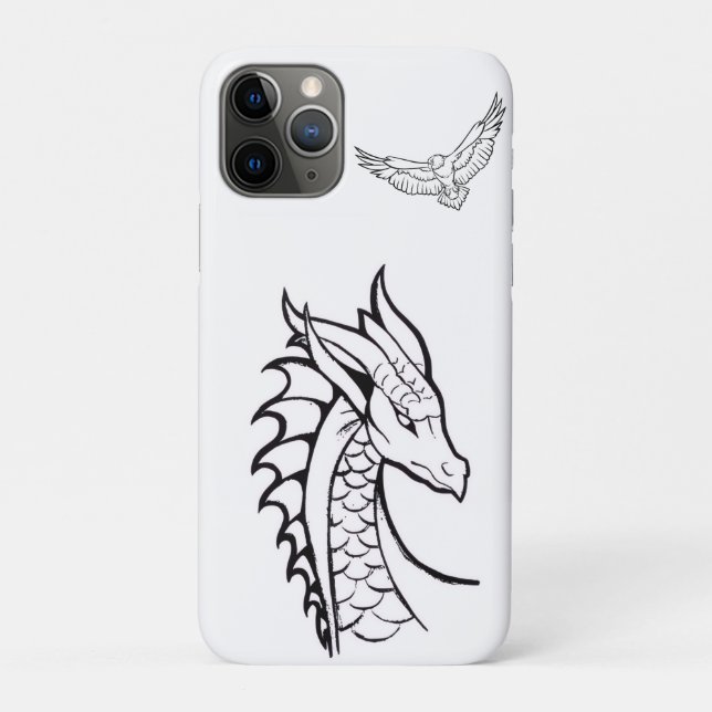 Apple iphone 11 pro dragon cases  (Back)