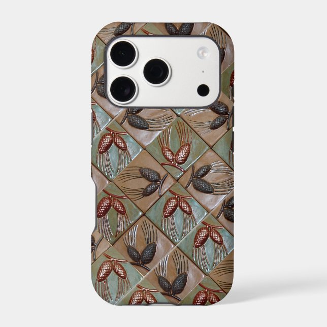 Apple iPhone 11Pro Case pinecones print (Back)