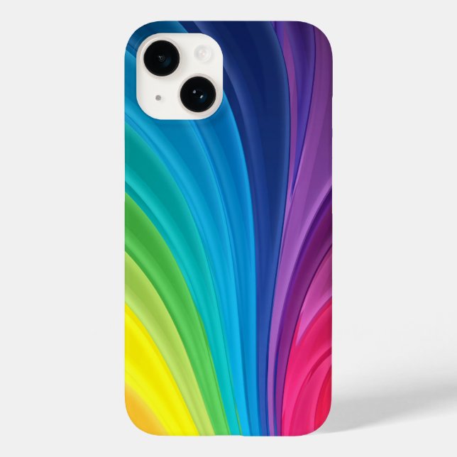Apple iPhone 14 Case-Rainbow  Case-Mate iPhone Case (Back)