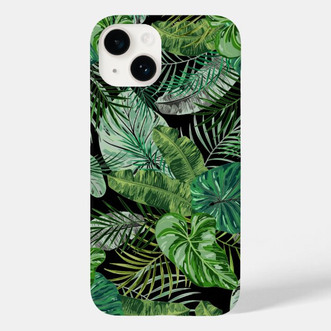Apple iPhone 14 Case-Tropical Palm  Case-Mate iPhone Case (Back)