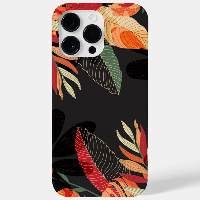 Apple iPhone 14 Pro Max Case-Tropical Palm   Case-Mate iPhone Case (Back)