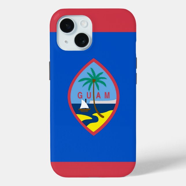 Apple iPhone 15 Case-Mate Guam flag Case (Back)