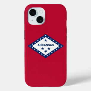 Apple iPhone 15 Case-Mate with Arkansas flag Case