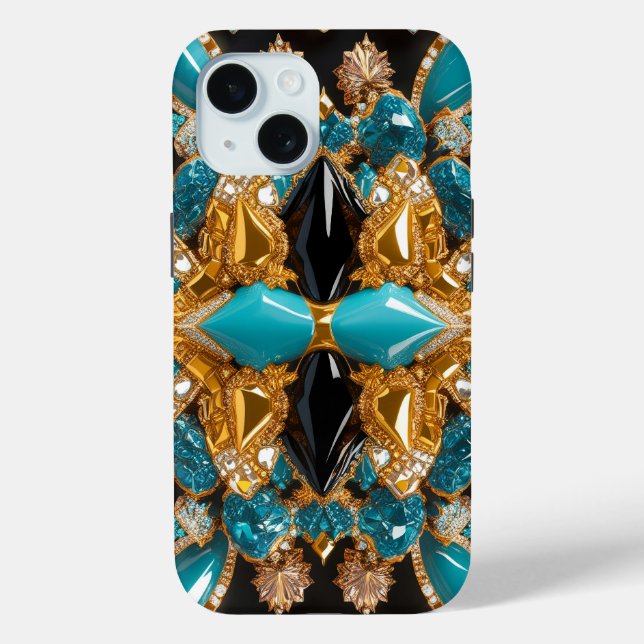 Apple iPhone 15 Case-Mate with Bahamas Colours Case (Back)