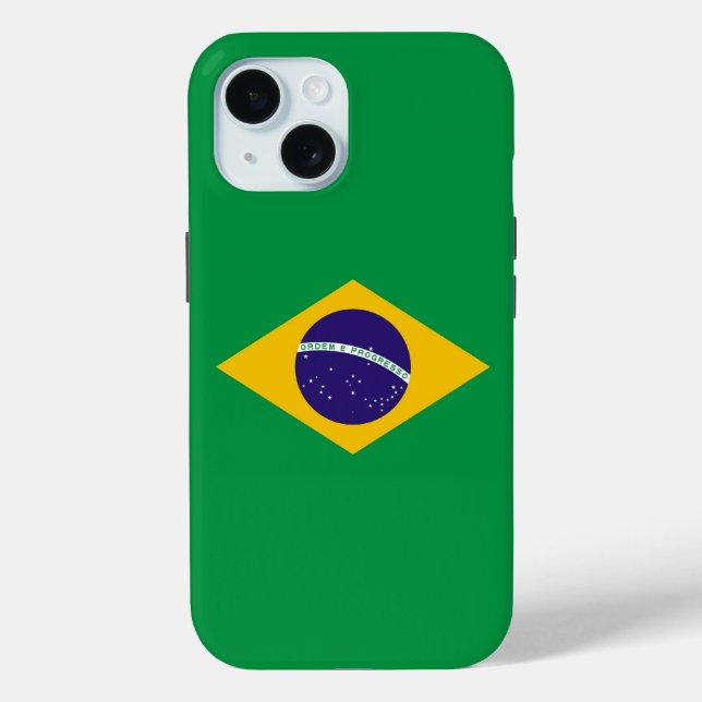 Apple iPhone 15 Case-Mate with Brazil flag Case (Back)