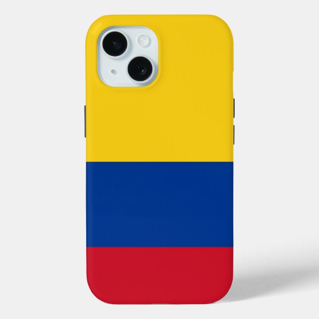 Apple iPhone 15 Case-Mate with Colombia flag Case (Back)