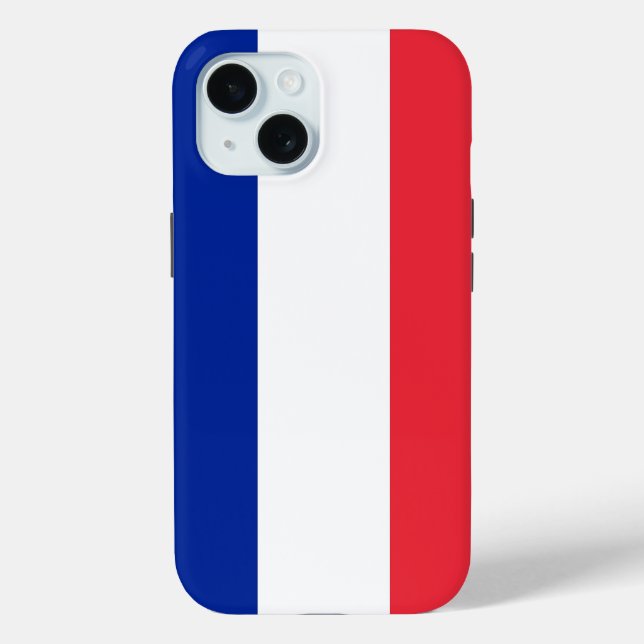 Apple iPhone 15 Case-Mate with France flag Case (Back)