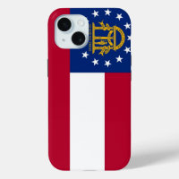Apple iPhone 15 Case-Mate with Georgia flag