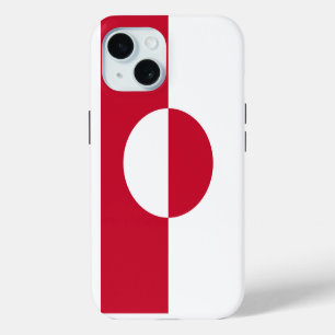 Apple iPhone 15 Case-Mate with Greenland flag Case