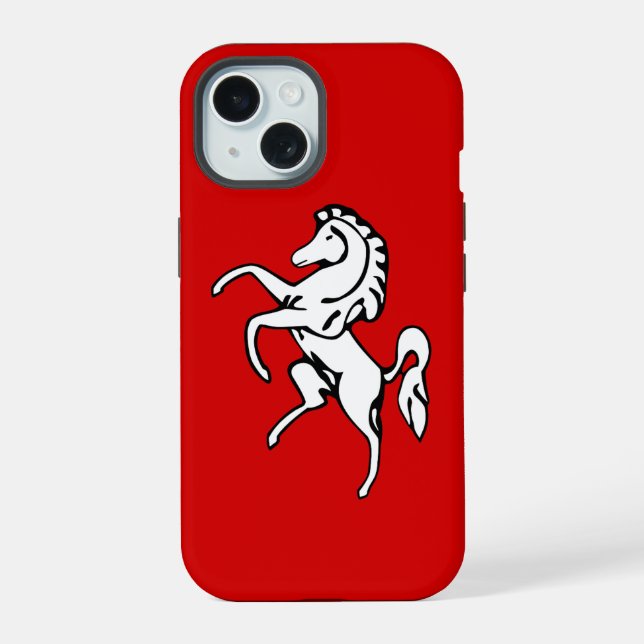 Apple iPhone 15 Case-Mate with Kent County flag Case (Back)