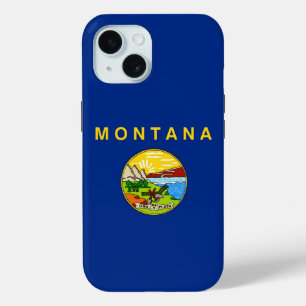 Apple iPhone 15 Case-Mate with Montana flag iPhone 15 Case