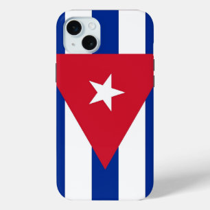 Apple iPhone 15 Plus Case, Cuba flag Mini Case