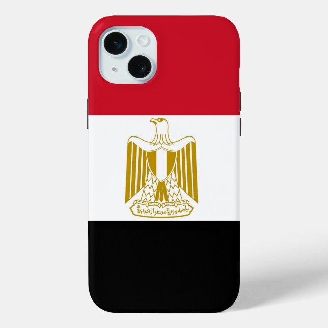 Apple iPhone 15 Plus Case, Egypt flag Case-Mate iPhone Case (Back)