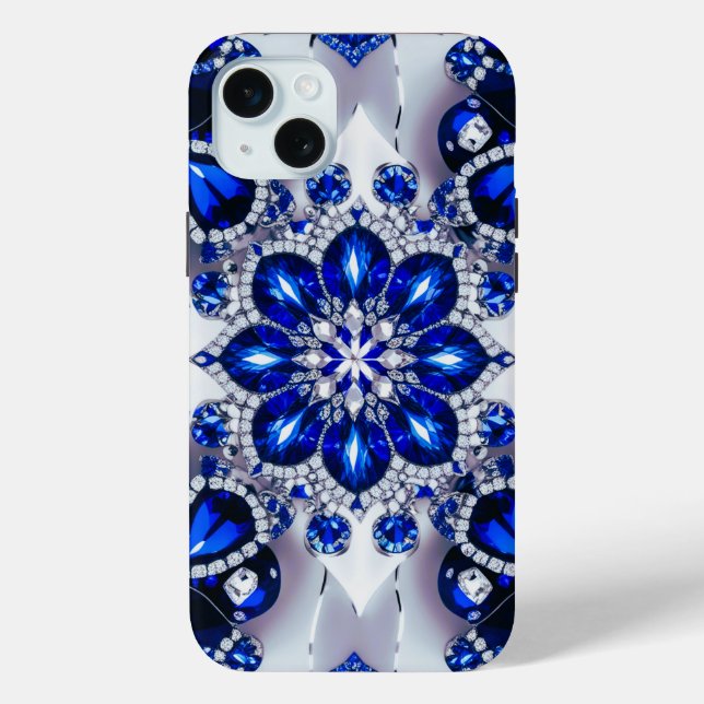 Apple iPhone 15 Plus Case, Finland colours Case-Mate iPhone Case (Back)
