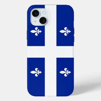Apple iPhone 15 Plus Case, Quebec flag Mini Case